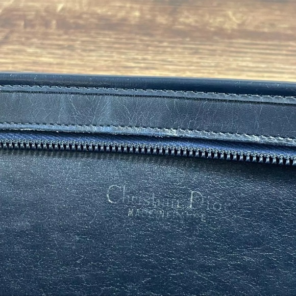 Diorissimo Navy Shoulder Vintage Bag. - Picture 9 of 16